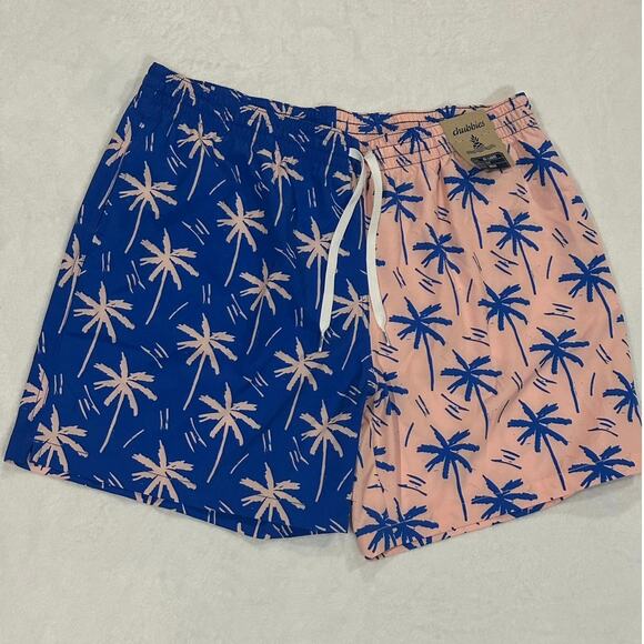 Chubbies XXL 2XL Swim Trunks Palm trees NWT - Picture 1 of 2